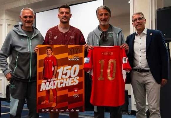 Granit Jakas anderer Rekord: 150 Spiele in die Schweiz