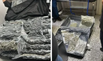 They were carrying 46 kilos of drugs at Teresa's “Airport, the plane was coming from Toronto to Rinas