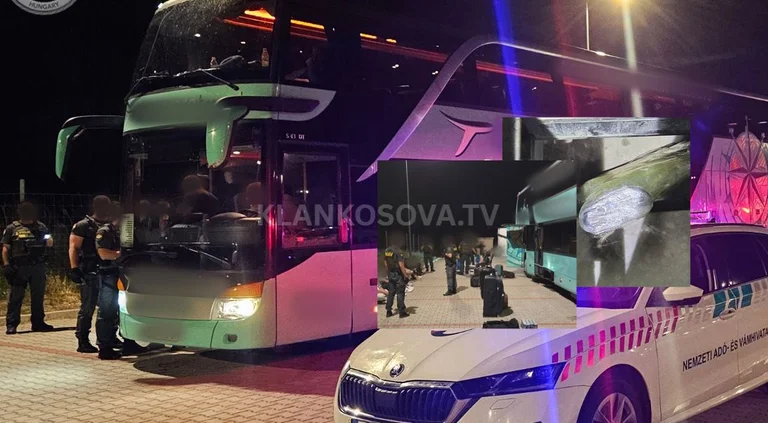 Waffen im Kosovo-Bus in Ungarn gefangen