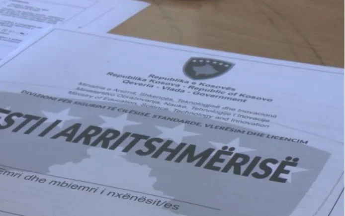 KMF: Results of Achieving Test show lack of progress in the quality of pre-university education in Kosovo