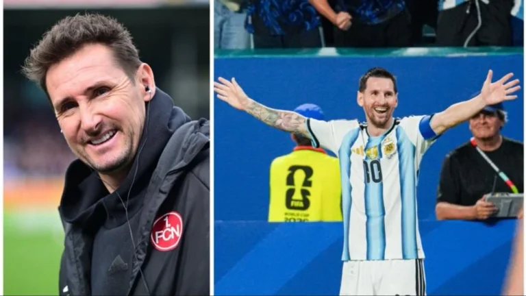 “war sehr berührend”, Miroslav Klose, erzählt Details über die Überraschung Anruf von Lionel Messi
