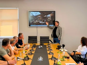 Rama meets capital tradesmen, presented project for Green Market Broadcasting