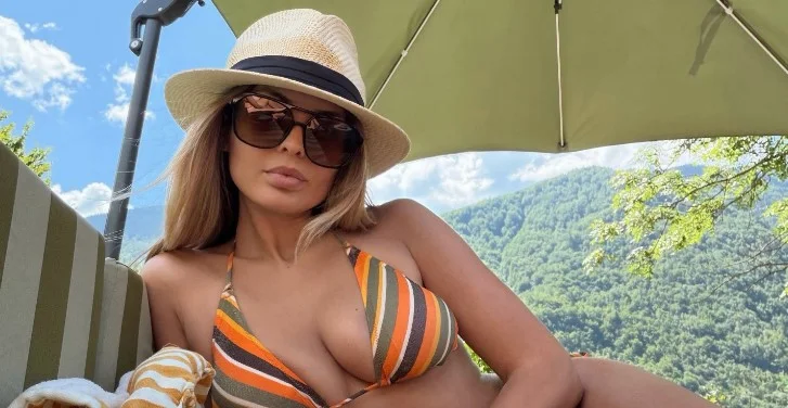 Argentina Ramosaj enjoys Rugova mountains