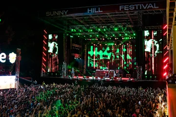Large electronic stage names launch in Pristina for Sunny Hill 2026