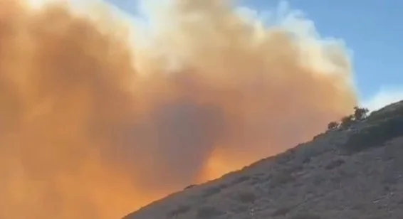 Große Feuer in Himara, Flammen gehören die Lieman Bereich
