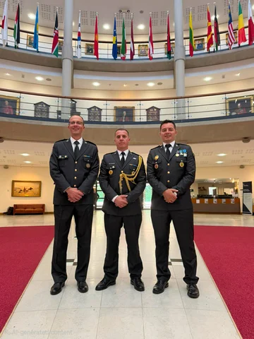 Gli ufficiali KSF completano il Corso di Comando e Personale Avanzato nel Regno Unito