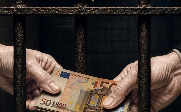 A correctional official of Dubrava, suspected of accepting bribes, results from his job