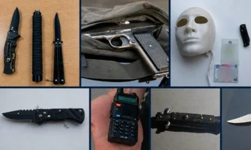 Guns, knives and metal bars are seized at Skenderaj Police provide details