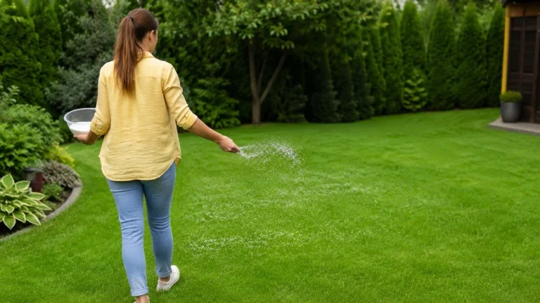 Jetez une poignée de sucre dans la cour et voyez ce qui arrive à l'herbe