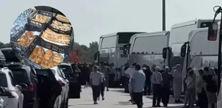 Ambasada e Kosovës në Kroaci shpërndau ushqime për bashkatdhetarët në pikën kufitare Bajakovo