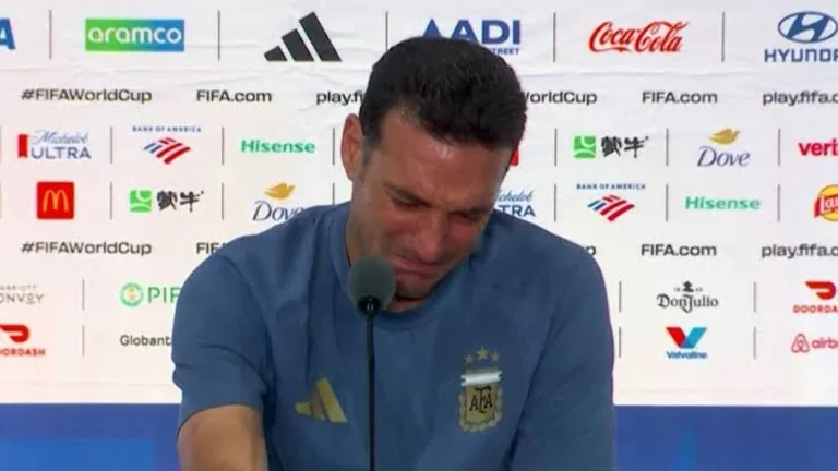 “I'm burning my soul”, Lionel Scalon through tears leaves the press conference
