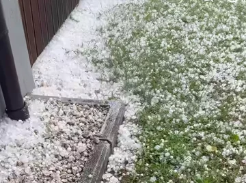 Große Hagel trifft Istog (VIDEO)