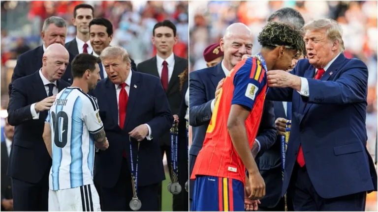 What Donald Trump told every player in Spain and Argentina in the World Cup final
