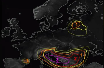 Estofex warns: In Kosovo, high storm risk