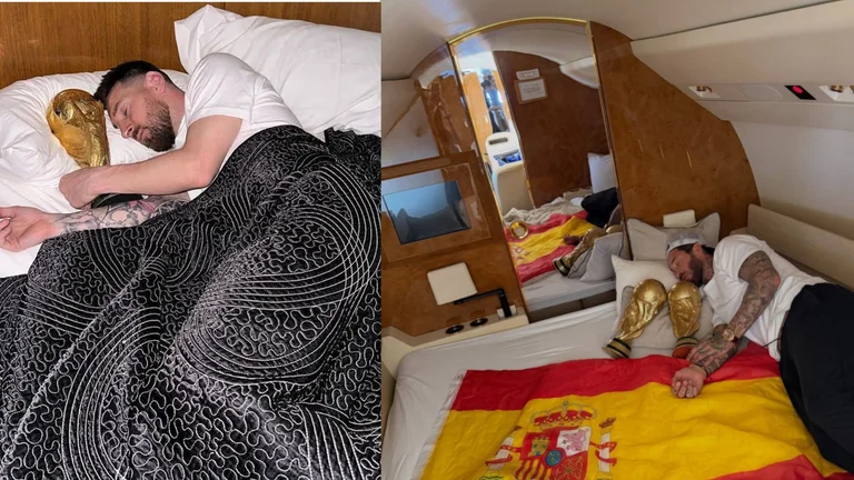 Ramos verlor die Messe, schuf das Bild mit der WM im Bett