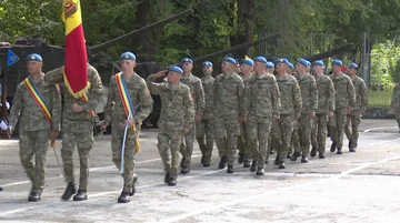 Moldovan soldiers head towards Kosovo for new KFOR mission