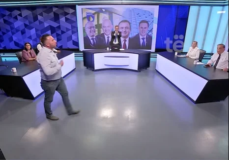 Major tension in the studio, Nedmedin Spahiu and Mustaf Kadriaj nearly physically clashed