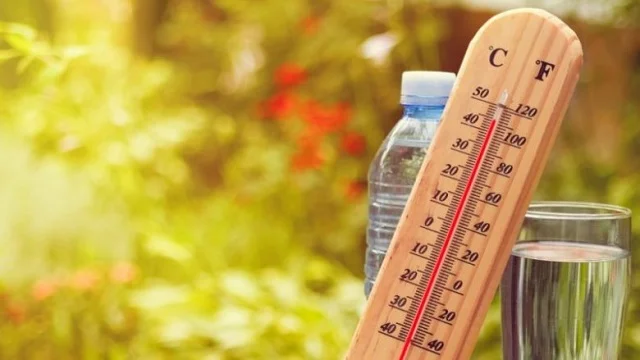 Diese Woche ist “vergangen. Kosovo, Temperatur bis 38 Grad Celsius