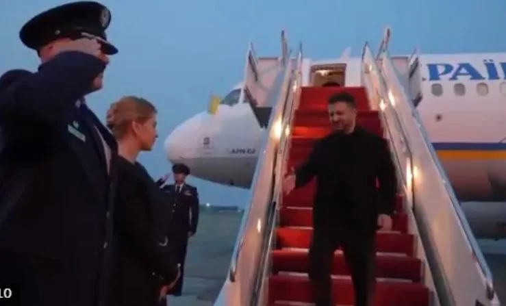 ​Zelensky mbërrin në SHBA, pritet të takohet me Trumpin