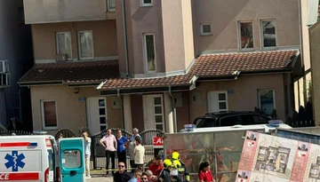 Cranian bells on A Street, two ambulances and police on scene