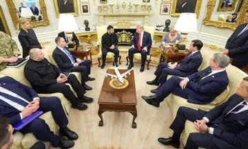 Zelensky shares images from the meeting with Trump at the White House: Thank you.