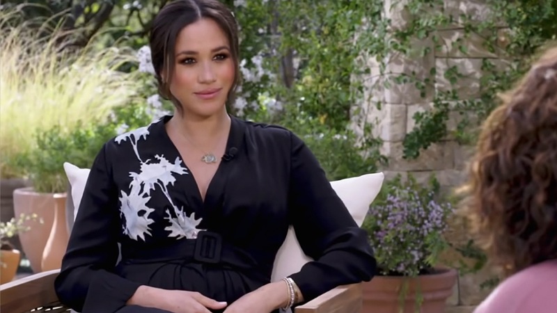 Meghan Markle shkon në intervistë me byzykykun e Princeshë Dianës/ Çfarë donte të tregonte dukesha?