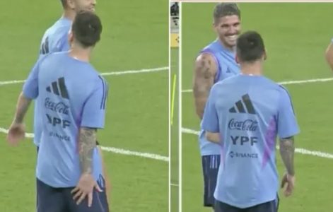 Messi çmend tifozët, bën sikur u lëndua në stërvitje me Argjentinën para Kupës së Botës