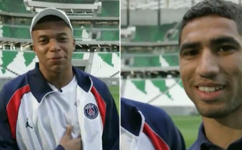 A po ndodh kjo? Mbappe parashikoi një duel Francë – Marok, në janar i tha Hakimit: Do të shkatërrojë!