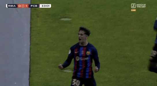 GOOOOOOOL – Barcelona në epërsi, Gavi tund portën e Real Madridit