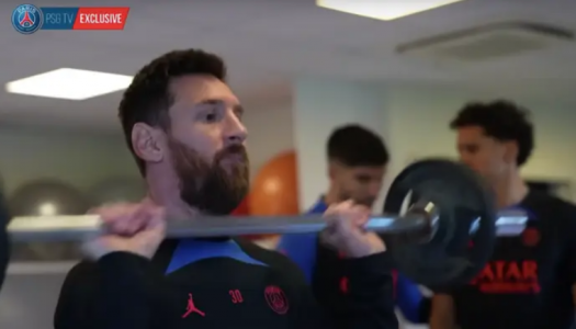 Sa çuditshëm duket: Leo Messi duke ngritur peshë për herë të parë ka mahnitur fansat