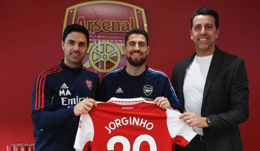 Arteta flet pas transferimit të Jorginho: Jemi shumë të lumtur me nënshkrimin e tij