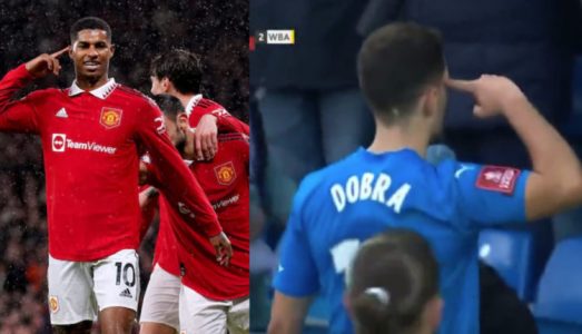 Lojtari i Shqipërisë i shënoi dy gola WBA, Marcus Rashford shpreh publikisht mbështetjen për Armando Dobran