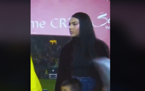 Reagimi i Georginas kur Ronaldo hedh sytë te prezantuesja, bëhet viral