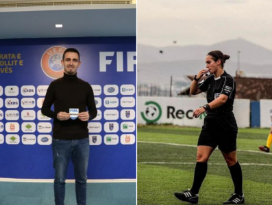 Dyshja e gjyqtarëve, Mervan Bejtullahu e Rita Vehapi bien nga testet fizike të UEFA-s