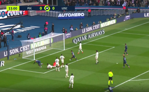 Mbappe e bën ‘hor’ mbrojtjen e Lille dhe shënon gol të bukur