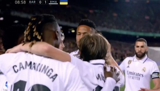 Real Madridi kalon shumë shpejt në epërsi ndaj Barcelonës, Araujo shënon autogol