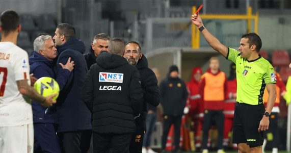 Jo vetëm kartoni i kuq mbrëmë – Mourinho denohet rëndë edhe nga Federata Italiane