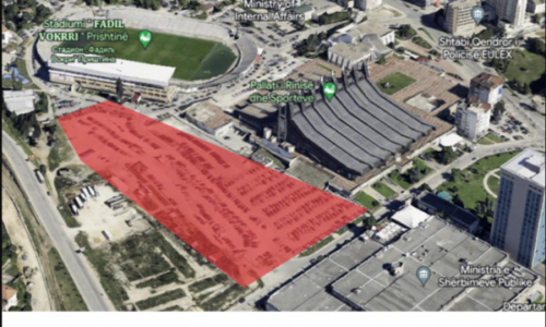 Ndeshja me Izraelin, Komuna e Prishtinës mbyll parkingun prapa Pallatit të Rinisë