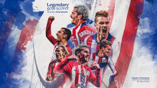 Griezmann bëhet golashënuesi më i mirë në histori të Atletico Madridit