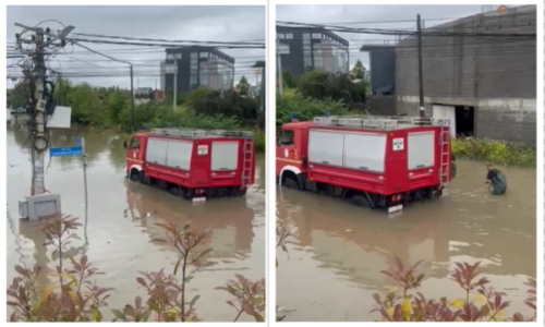 Dëme materiale pas reshjeve të shiut në Prishtinë, Komuna bën thirrje për durim për trafikun e shkaktuar