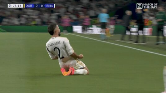 GOOOOOOOOOOL – Real Madridi kalon në epërsi, Carvajal zhbllokon finalen