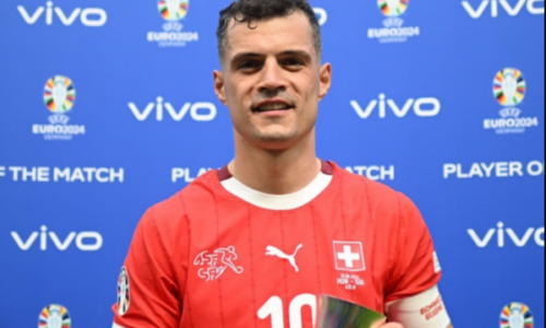 Granit Xhaka shpallet lojtari më i mirë i ndeshjes Hungari-Zvicër