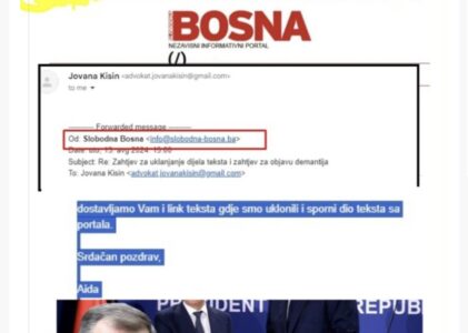 “E nderuar, kemi hequr pjesën për Periskopin dhe Nacionalen”- Çka thanë nga Slobodna Bosna një orë para se të rikthenin pjesën kundër dy mediave kosovare