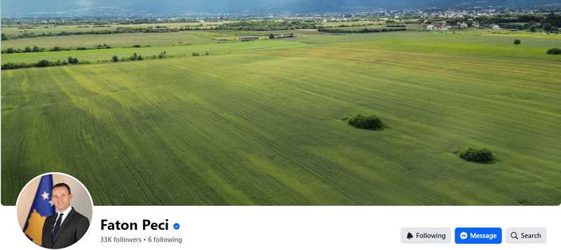 Fotoja e Pecit ne Facebook - TANI