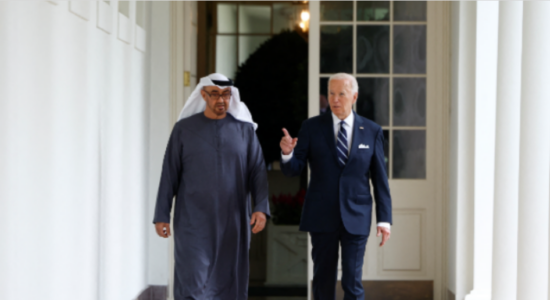 Biden mirëpret liderin e Emirateve të Bashkuara Arabe në Shtëpinë e Bardhë për bisedime mbi Libanin dhe Gazën