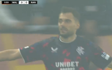 Nedim Bajrami shënon golin e parë te Rangers dhe atë në Ligën e Evropës