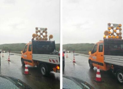 Aksidentohen dy automjete në autostradën “Ibrahim Rugova”, lëndohet një person