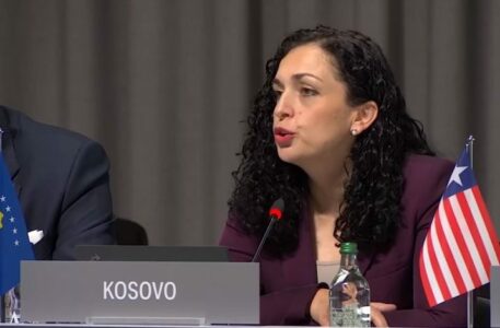 Osmani para Vuçiqit në Samit: Qasja pajtuese ndaj agresorit Millosheviq, çoi në luftëra të tmerrshme deri në Kosovë