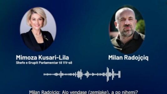 “Kotë e keni”- Reagon Mimoza Kusari pas publikimit të audio-incizimit me kryekriminelin Radojçiq