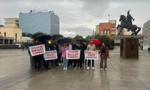 Mësimdhënësit e Vitisë protestojnë para Qeverisë: Duam paga tona